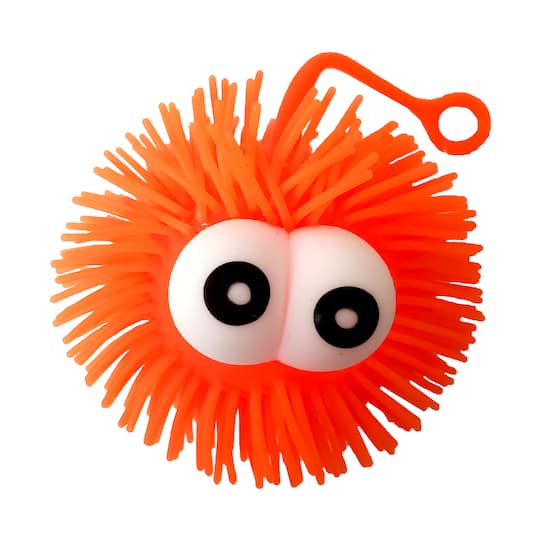 Assorted Light-Up Puffer Ball with Eyes, 1pc.